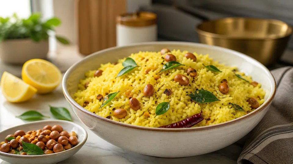 25-Minute Lemon Rice Recipe (South Indian-Style)