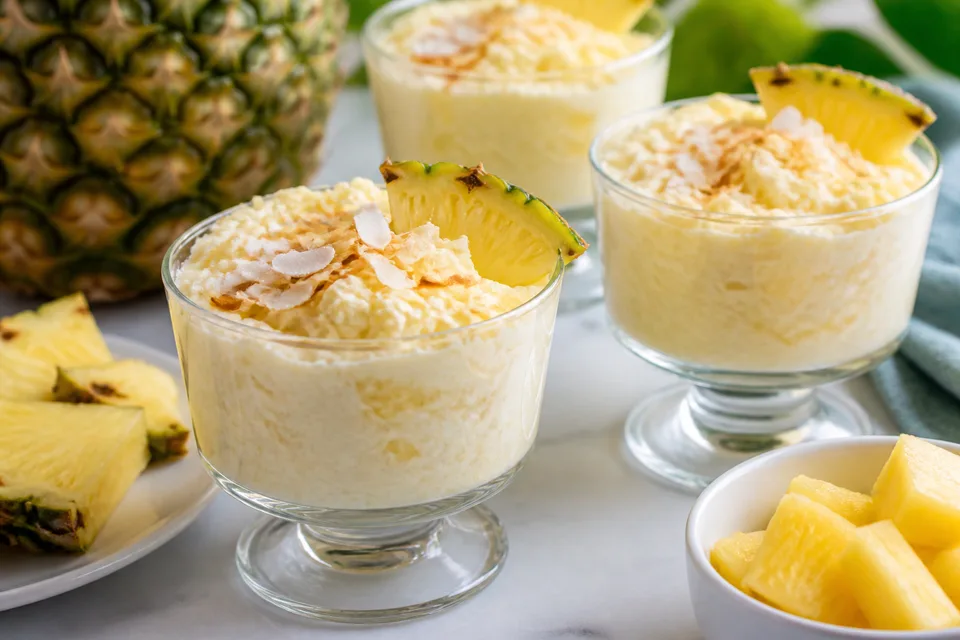 5 Minute Pineapple Dessert