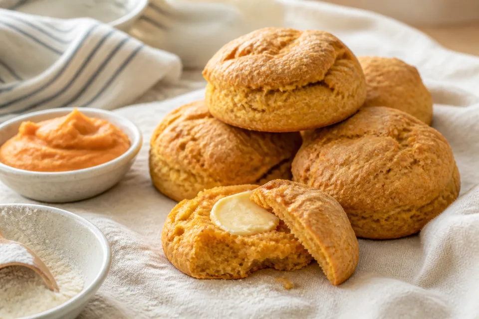 100% Spelt Sweet Potato Biscuits