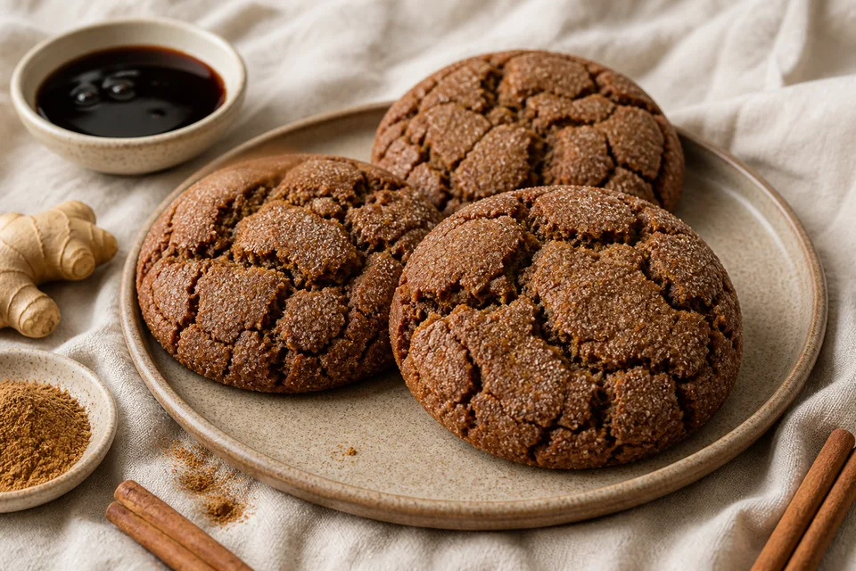 1 Bowl Giant Molasses Cookies