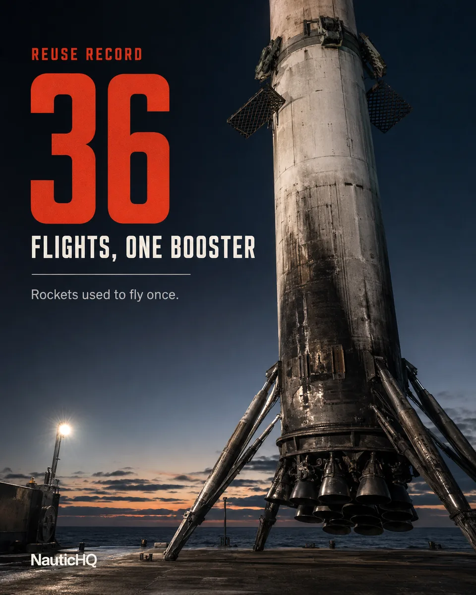 SpaceX Pushes Falcon 9 Reuse to a 36th Flight