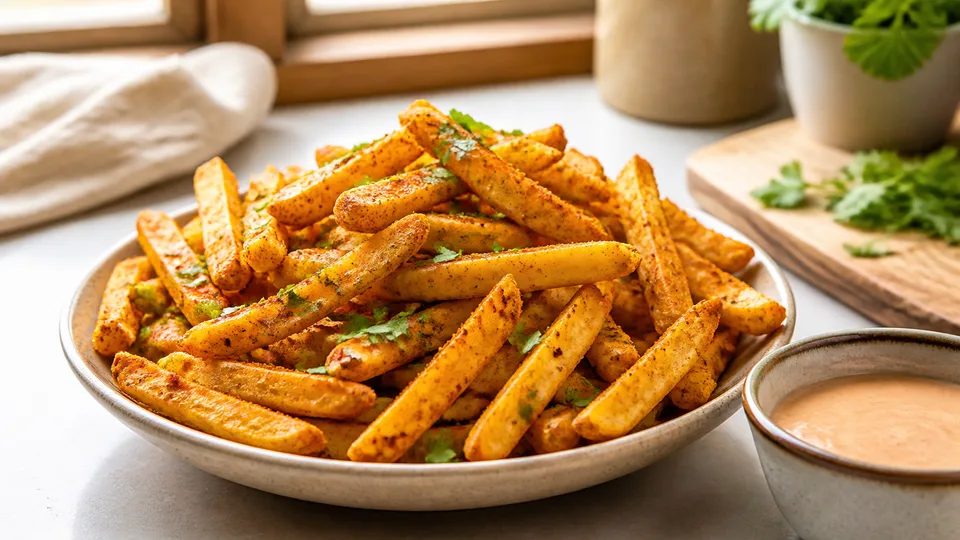 Air Fryer Masala Fries
