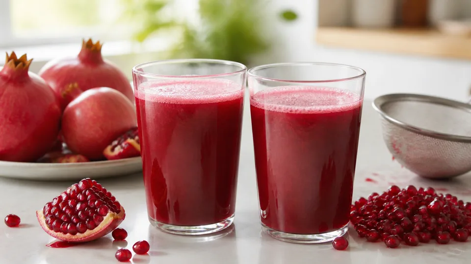How to make Pomegranate Juice (Anar Juice)