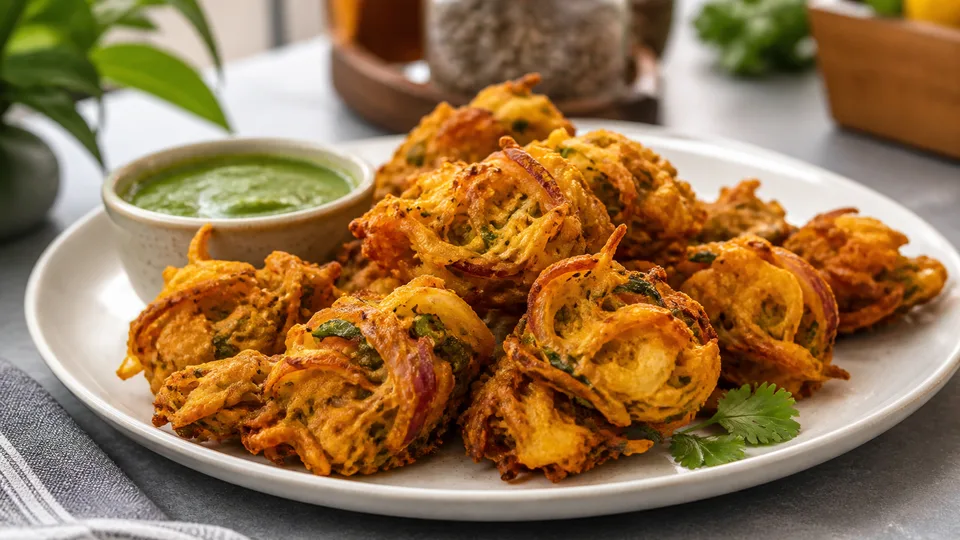 Air Fryer Onion Pakoda