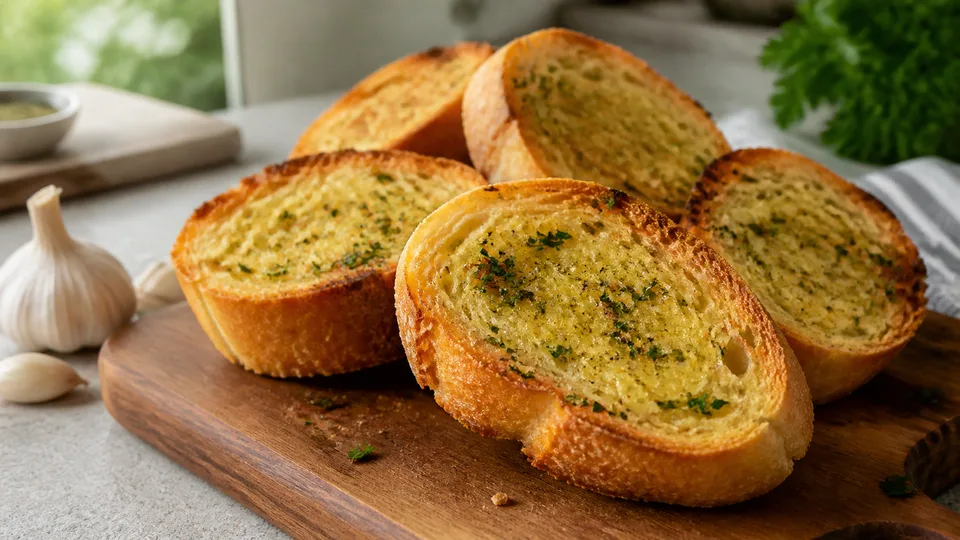 Air Fryer Garlic Bread